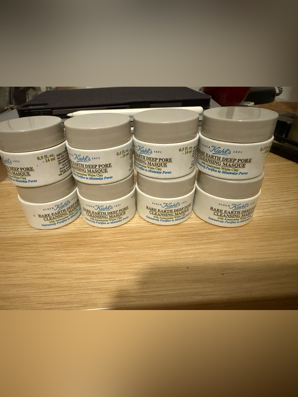 Kiehl’s Rare Earth Deep Pore Cleansing Mask set of 8